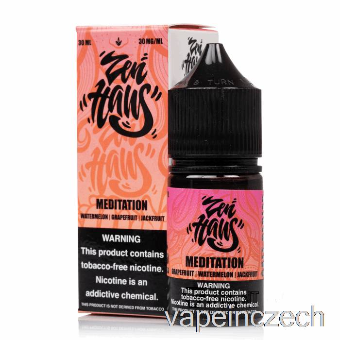 Meditace - Zen Haus Salts - 30ml 50mg Vape Bez Nikotinu
